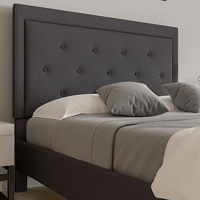 Merrick Lane Mallory Platform Bed Tufted Upholstered Platform Bed