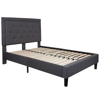 Merrick Lane Mallory Platform Bed Tufted Upholstered Platform Bed