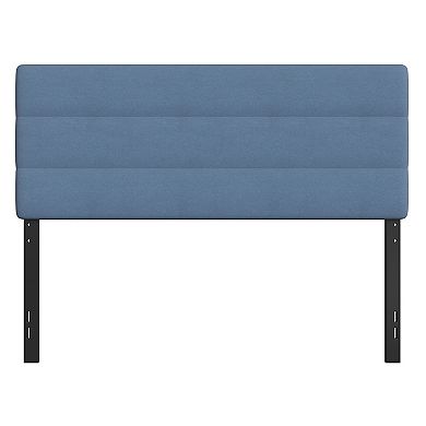 Merrick Lane Coppola Headboard with Tufted Upholstery and Powder Coated Metal Frame