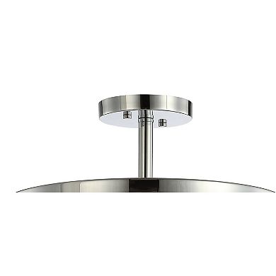 Herndon Iron/glass Modern Led Flush Mount