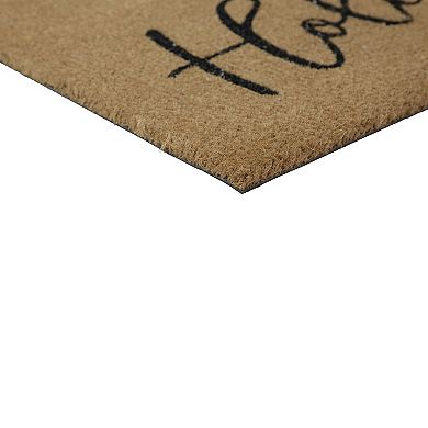 Natural Coir "Happy Holidays" Christmas Doormat 18" x 30 in
