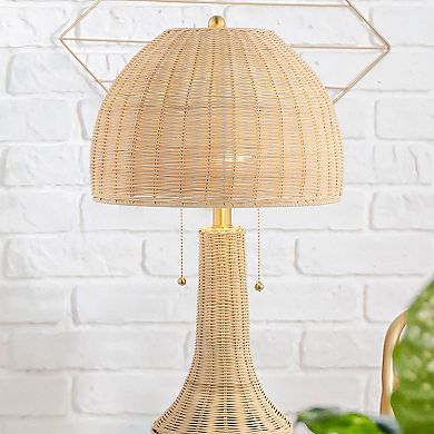 Joanie 22" Bohemian Rustic Iron LED Table Lamp