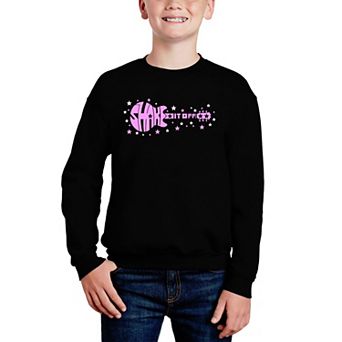 Shake It Off - Boy's Word Art Crewneck Sweatshirt
