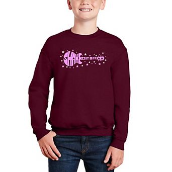 Shake It Off - Boy's Word Art Crewneck Sweatshirt