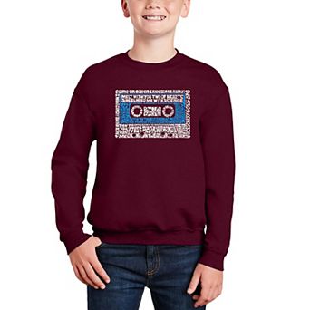 80s One Hit Wonders - Boy's Word Art Crewneck Sweatshirt