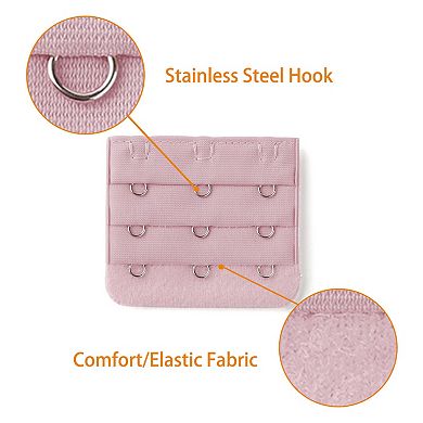 Ladies 3 Hook Bra Extension 5 Pcs