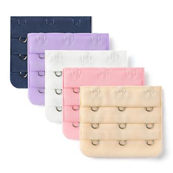 Ladies 3 Hook Bra Extension 5 pc