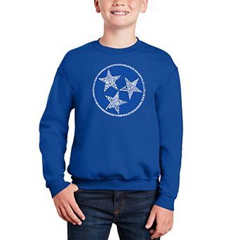 Tennessee Tristar - Boy's Word Art Crewneck Sweatshirt