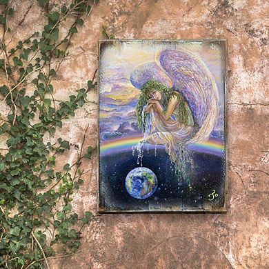 Weep of the World Fantasy Wooden Wall Art by Josephine Wall - Fantasy Decor