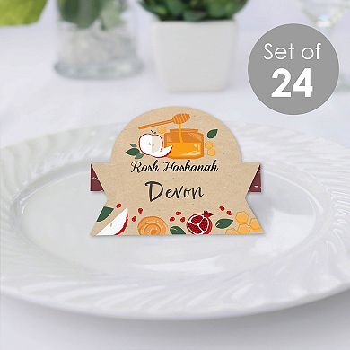 Big Dot Of Happiness Rosh Hashanah - New Year Party Table Setting Name ...