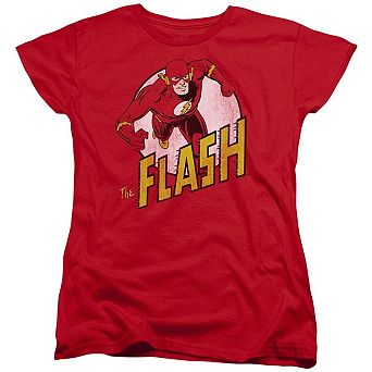 Dc Comics Flash The Flash Short Sleeve Womens T-shirt