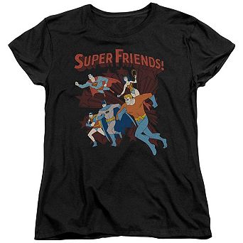 Dc Comics Super Running Short Sleeve Womens T-shirt