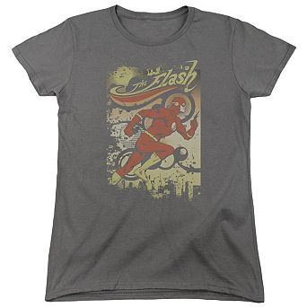 DC Comics Flash Just Passing Through Short Sleeve Women´s T-Shirt