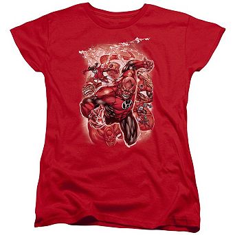 Green Lantern Red Lanterns 1 Short Sleeve Womens T-shirt