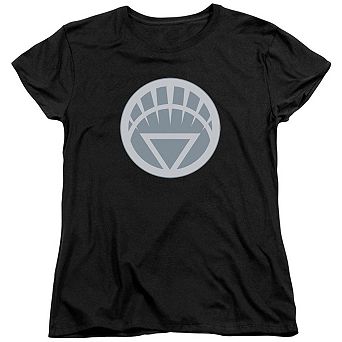 Green Lantern White Symbol Short Sleeve Womens T-shirt