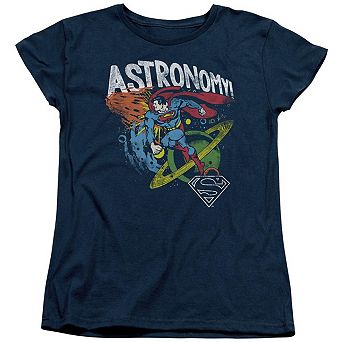 Dc Comics Astronomy Short Sleeve Womens T-shirt