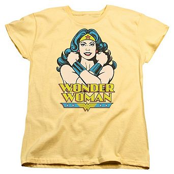 DC Comics Wonder Woman Wonder At Large Short Sleeve Women´s T-Shirt