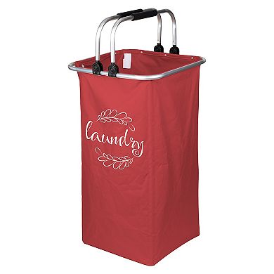 Foldable Laundry Hamper With Dual Handles