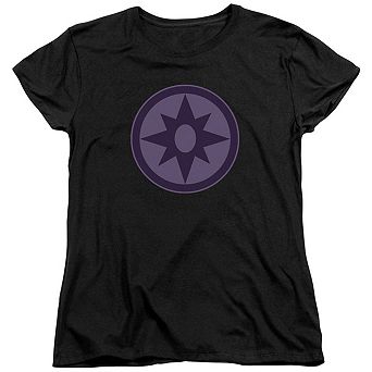 Green Lantern Sapphire Symbol Short Sleeve Womens T-shirt