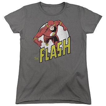 Dc Comics Flash Run Flash Run Short Sleeve Womens T-shirt