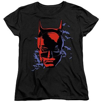The Batman Shadowed Headshot Short Sleeve Women´s T-Shirt