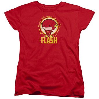 DC Comics Flash Flash Chibi Short Sleeve Women´s T-Shirt
