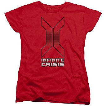 Infinite Crisis Title Short Sleeve Womens T-shirt