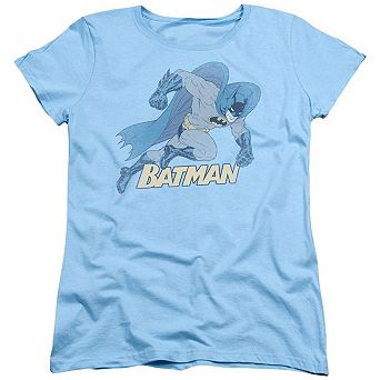Batman Running Retro Short Sleeve Womens T-shirt