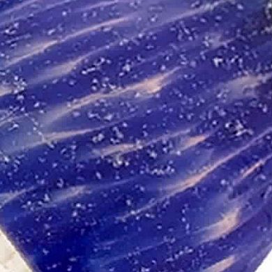 50 Watt Track Fixture with Handblown Glass Shade, Silver and Blue