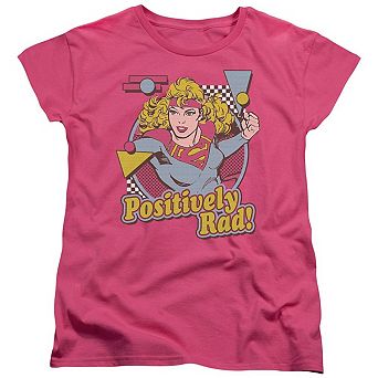 Dc Comics Positively Rad Short Sleeve Womens T-shirt