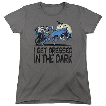 Dc Comics Get Dressed Short Sleeve Womens T-shirt