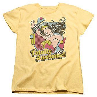 Dc Comics Totally Awesome Short Sleeve Womens T-shirt