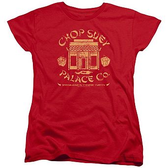 A Christmas Story Chop Suey Palace Co Short Sleeve Womens T-shirt