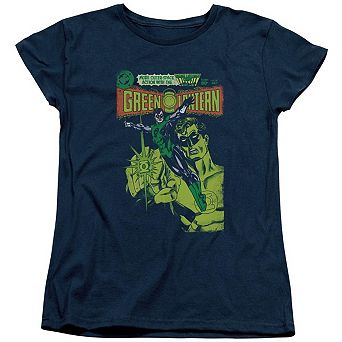 Green Lantern Vintage Cover Short Sleeve Womens T-shirt