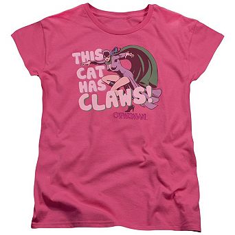 Dc Comics Claws Short Sleeve Womens T-shirt