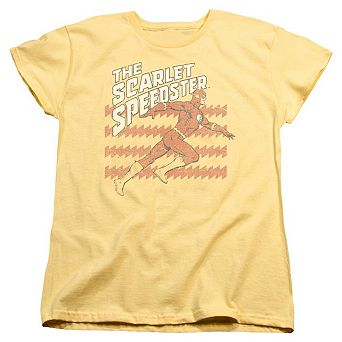 Dc Comics Flash Scarlet Speedster Short Sleeve Womens T-shirt
