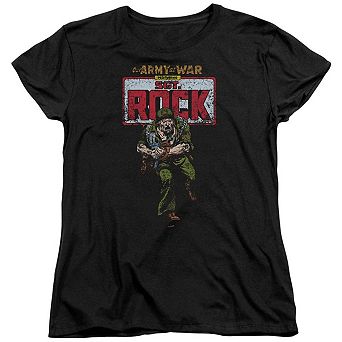 Dc Comics Sgt Rock Short Sleeve Womens T-shirt