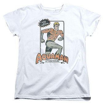 Dc Comics Am Action Figure Short Sleeve Womens T-shirt