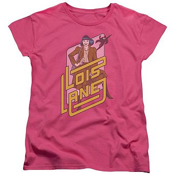Dc Comics Lois Lane Short Sleeve Womens T-shirt
