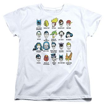 Dc Comics Superhero Issues Short Sleeve Womens T-shirt
