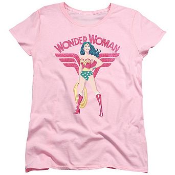 Justice League Of America Wonder Woman Sparkle Short Sleeve Womens T-shirt