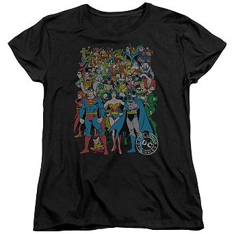 Dc Comics Original Universe Short Sleeve Womens T-shirt