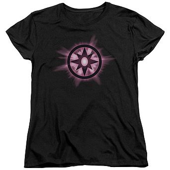 Green Lantern Sapphire Glow Short Sleeve Womens T-shirt