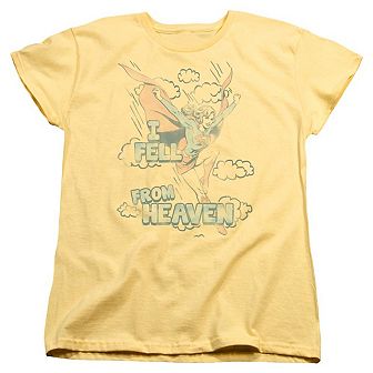 Dc Comics Heaven Short Sleeve Womens T-shirt