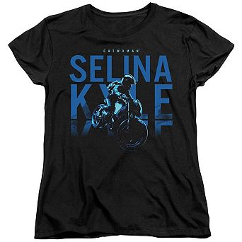 The Batman Selina Kyle Motorcycle Short Sleeve Women´s T-Shirt