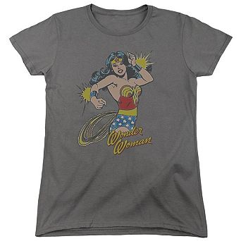Dc Comics Spinning Short Sleeve Womens T-shirt