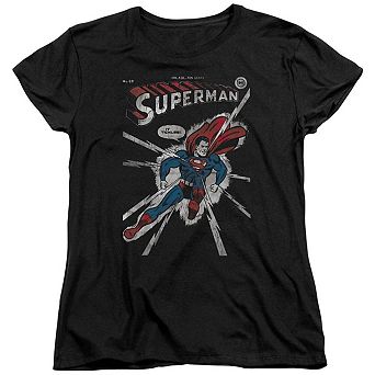 Dc Comics Cover Me Short Sleeve Womens T-shirt