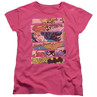 Dc Comics Three Of A Kind Short Sleeve Womens T-shirt