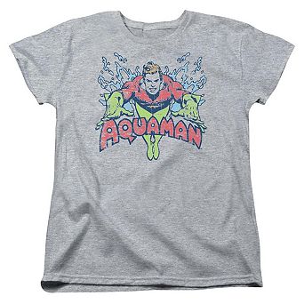 Dc Comics Splish Splash Short Sleeve Womens T-shirt