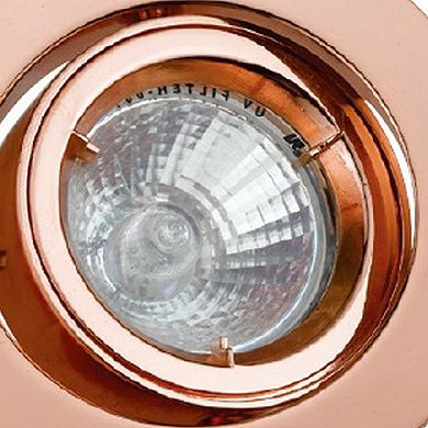 4 Inch 12V Round Ceiling Light with Metal, Antique Copper